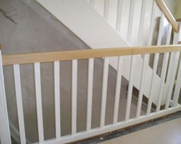 Treppen mit 3/4 Wendelung